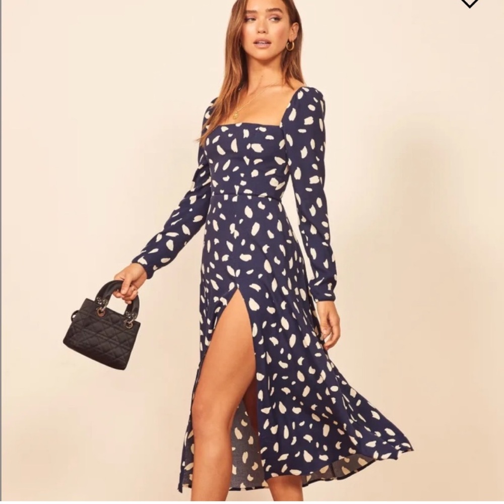 Reformation Sigmund Dress Splater